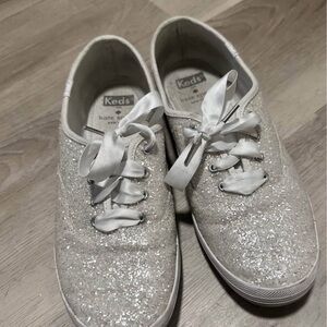Keds Glitter Sneakers with Satin Laces